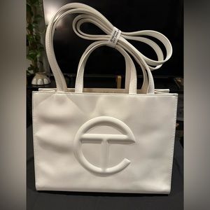 Telfar White Medium Bag EUC